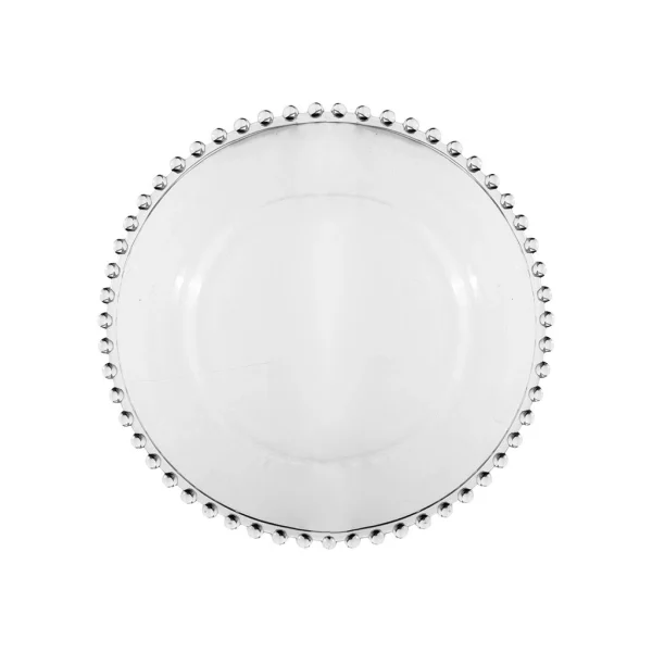 Côté Table Assiette A Dessert En Verre D20cm – Perloa 1