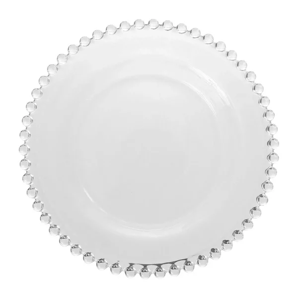 soldes pas cher Côté Table Assiette A Dessert En Verre D20cm – Perloa 3