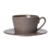 Côté Table Tasse Avec Sous-tasse En Faïence Poivre – Constance 11