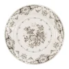 Comptoir De Famille Assiette Plate En Faïence Gris D26cm – Clothilde 10