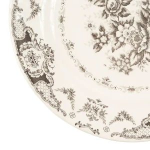 dernières Comptoir De Famille Assiette Plate En Faïence Gris D26cm – Clothilde 7