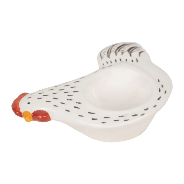 Comptoir De Famille Coquetier En Porcelaine Blanc – Margotte 4