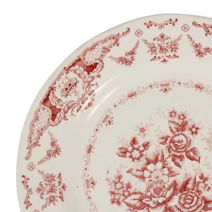 Comptoir De Famille Assiette Plate En Faience Bordeaux D26cm – Clothilde Paiement sécurisé 6