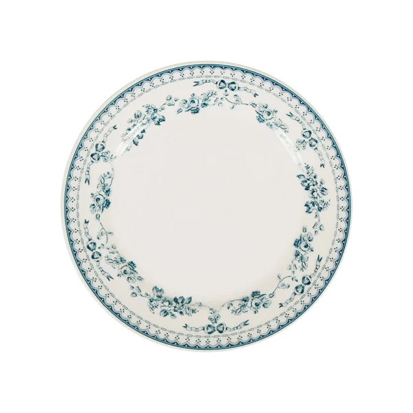 Comptoir De Famille Assiette à Dessert En Faience Bleu Ancien D20cm – Faustine 1