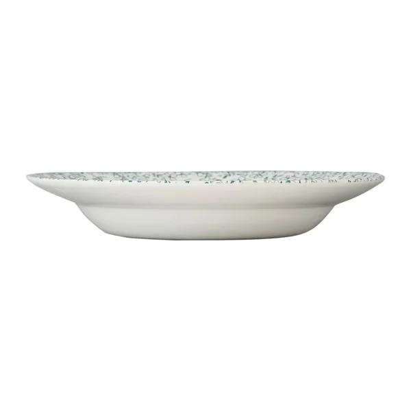 offre spéciale Comptoir De Famille Assiette Creuse En Faïence Vert D23cm – P’tites Fleurs 1