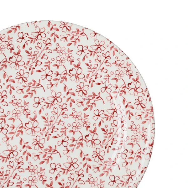 styles dernier cri Comptoir De Famille Assiette Plate En Faïence Bordeaux D26cm -p’tites Fleurs 3