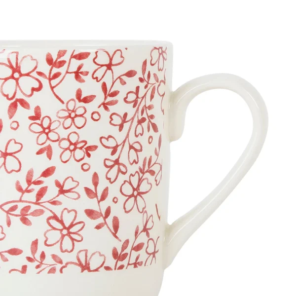 exclusivement disponibles Comptoir De Famille Tasse Haute En Faîence Bordeaux – P’tites Fleurs 3