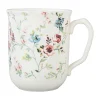 en ligne Comptoir De Famille Tasse Haute En Faïence Multicolore – P’tites Fleurs 8