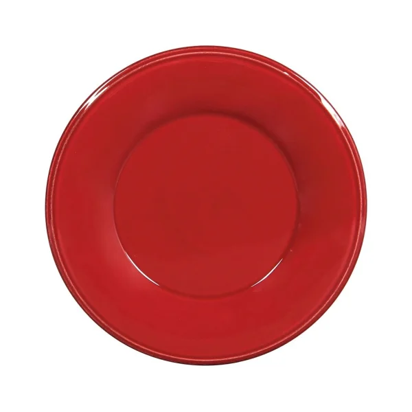 Côté Table Assiette à Dessert En Faïence Rouge D23.5cm – Constance france 1