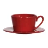 Côté Table Tasse Et Sous Tasse En Faïence Rouge – Constance soldes officiel 8