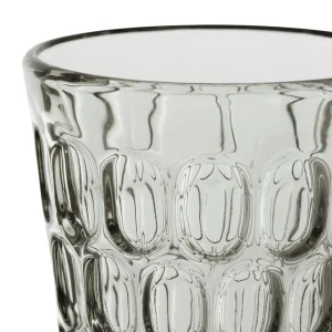 Côté Table Gobelet Optic Gris En Verre 6