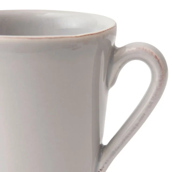 magasin paris Côté Table Mug Americain En Faïence Gris Perle 4