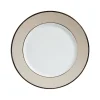 qualité supérieure Côté Table Assiette Plate En Porcelaine Perle Et Platine D27cm – Ginger 11