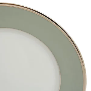 Côté Table Assiette à Dessert En Porcelaine Vert D’eau Et Platine D20cm -ginger en vente 9