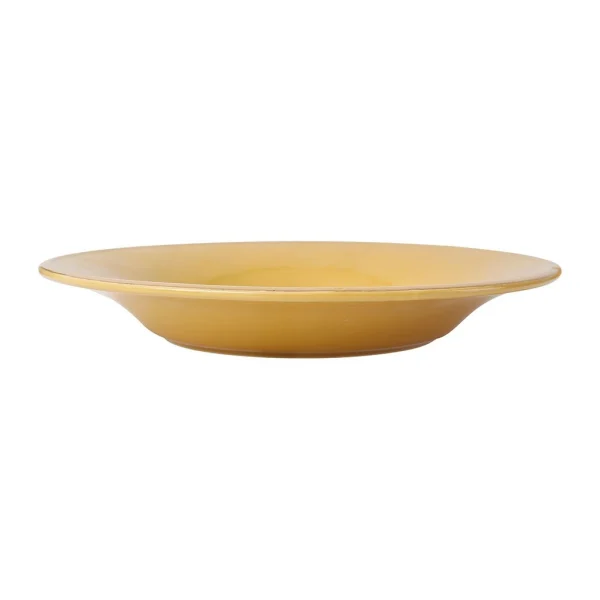 Côté Table Assiette à Pâtes En Faïence Moutarde D27cm – Constance 1