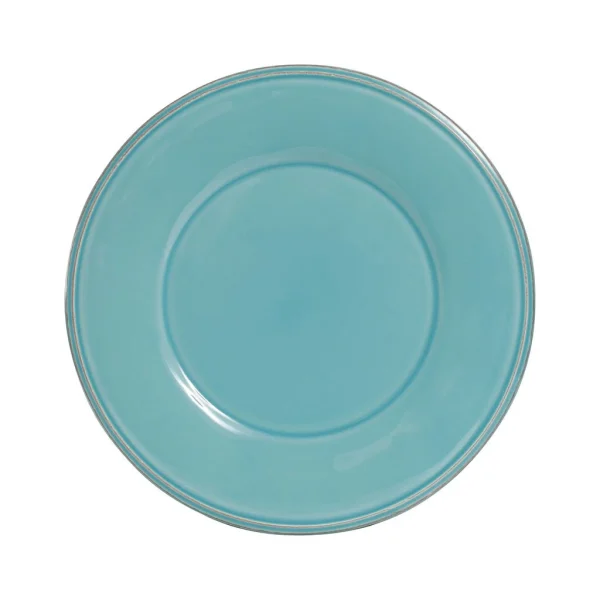 Côté Table Assiette à Dessert En Faïence Turquoise D23.5cm – Constance mode 1