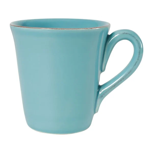 Côté Table Mug Americain En Faïence Turquoise 1