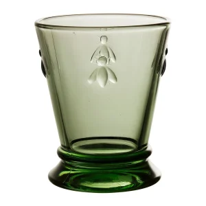 Côté Table Gobelet Abeilles Vert En Verre 14