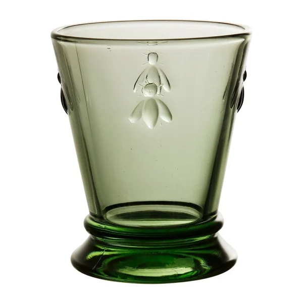 Côté Table Gobelet Abeilles Vert En Verre 5