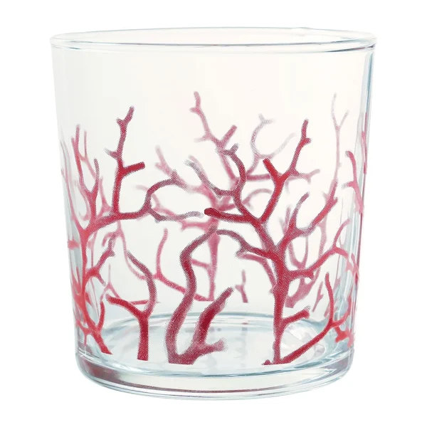 Côté Table Gobelet Corail Bodega Rouge En Verre en ligne 1