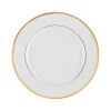 Côté Table Assiette Plate En Porcelaine Blanc Et Doré D27cm – Ginger à prix réduits 5