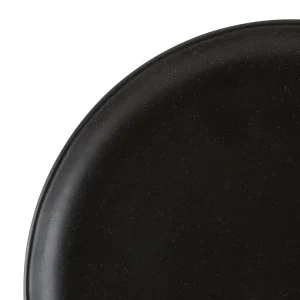 soldes de Noël Côté Table Assiette Plate En Grès Noir D27cm – Ingrid 9