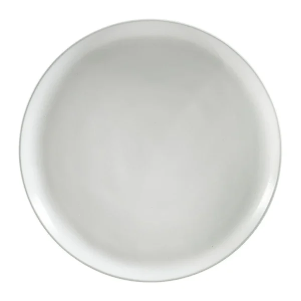 Côté Table Assiette Plate En Grès Blanc D27cm – Ingrid 1