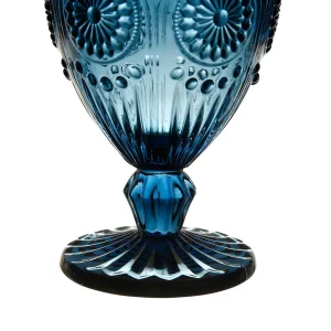 Côté Table Verre à Pied Chambord Bleu Transparent 25Cl 9