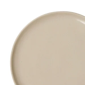 Côté Table Assiette Plate En Grès Sable D27cm – Ingrid 9