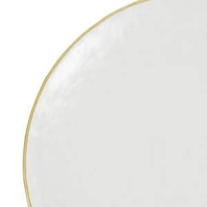 Côté Table Assiette Plate En Verre Doré D22cm – Orphee 6