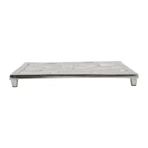 Côté Table Dessous De Plat En Aluminium Gris Argent – Ocean 7