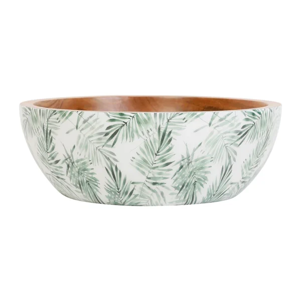 Côté Table Saladier En Acacia Et Résine Vert – Palmier 1