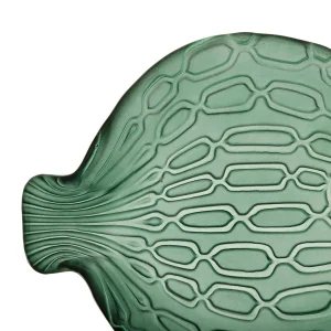 Côté Table Plat Poisson Ocean Vert Foncé 20x16xh3cm Verre 6