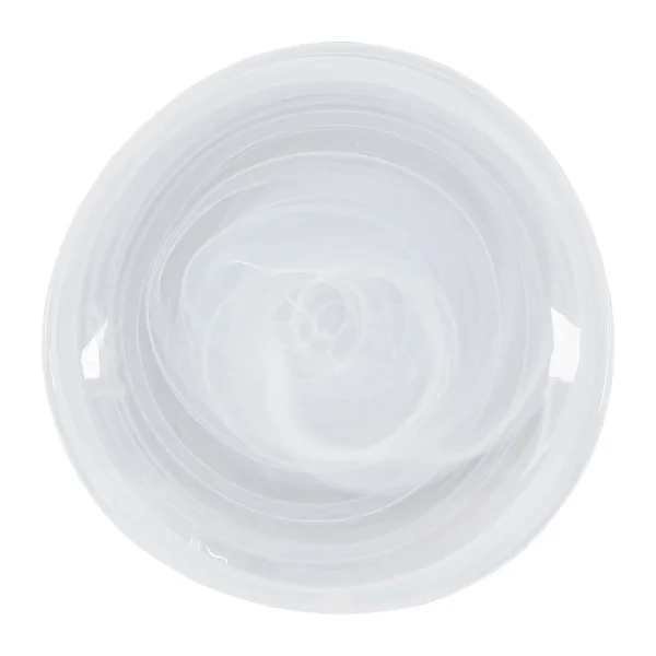 Côté Table Assiette Plate En Verre Blanc D26cm – Arales 1