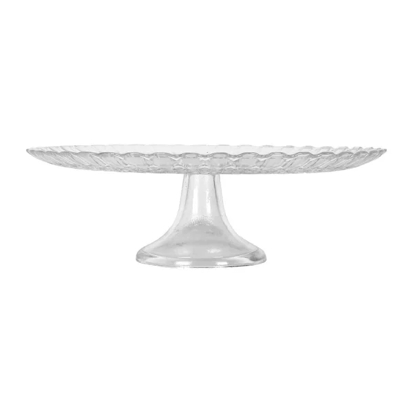 Côté Table Plat Sur Pied En Verre – Milesia 1