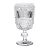 Côté Table Verre à Pied En Verre Transparent 30cl – Strie 10