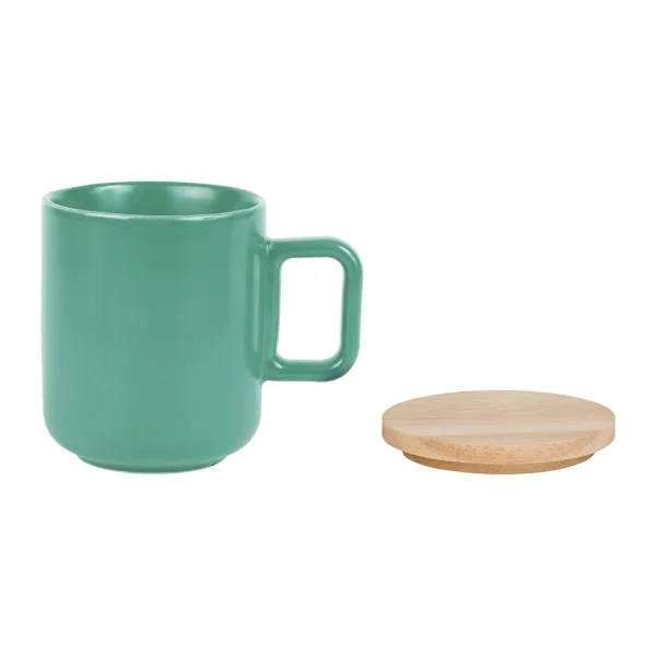 Jardin D’Ulysse Coffret Théière Avec 2 Mugs En Porceliane Vert D’eau Et Son Plateau – Eliska 5