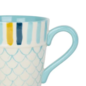 Jardin D’Ulysse Lot De 2 Mugs En Grès Bleu Ciel – Un été à La Mer 6