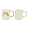 Satisfait ou Remboursé Jardin D’Ulysse Lot De 2 Mugs En Grès Multicolore – Sweat Dream 14