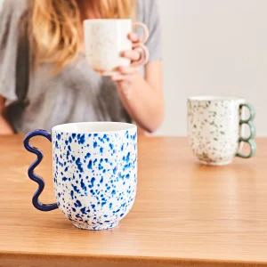 SEMA DESIGN Mug Bleu 37.5cl En Porcelaine – Funny site en ligne 14