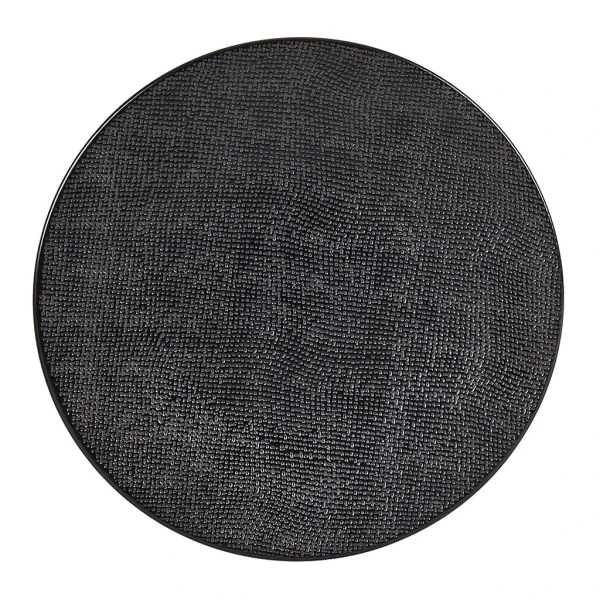 Table Passion Assiette Plate En Grès Noir D27cm – Vesuvio 3