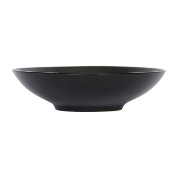 Table Passion Assiette Calotte En Grès Noir D19cm – Vesuvio Nouvelle Collection 1