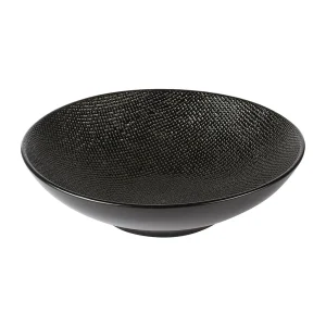 Table Passion Assiette Calotte En Grès Noir D19cm – Vesuvio boutiqued pas cher 11