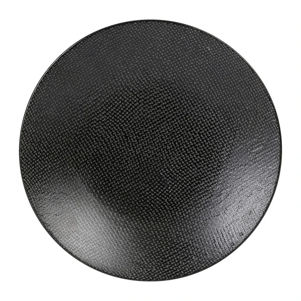 Table Passion Assiette à Dessert En Grès Noir D20.5cm – Vesuvio prix le plus bas 1