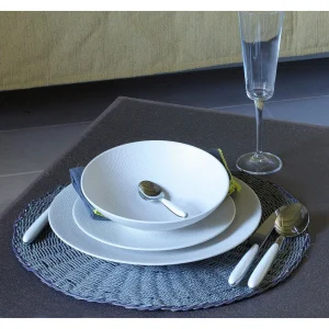 Table Passion Assiette Calotte En Grès Crème D19cm – Vesuvio excellent qulity 21