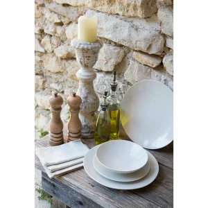 Table Passion Assiette Calotte En Grès Crème D19cm – Vesuvio excellent qulity 25