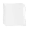 Table Passion Assiette Plate 25.5×25.5cm Melody Blanc 13