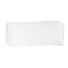 Table Passion Plat Rectangulaire En Porcelaine Blanc D32cm – Melody 11