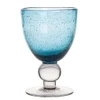 Table Passion Verre à Pied 28cl Artisan Bullé Bleu 10