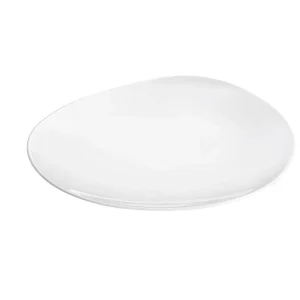 Sibo Homeconcept Assiette Plate En Porcelaine Blanc D28cm – Galet marques pas cher 7